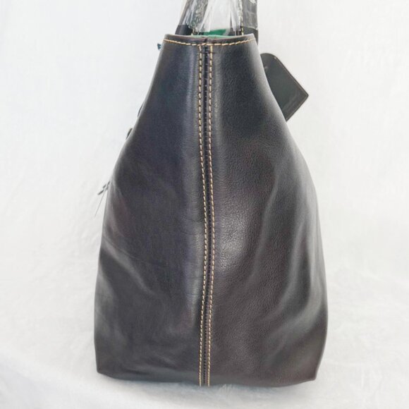 Nwt Dooney & Bourke Florentine Leather Medium Russel Tote Bag - Picture 4 of 13